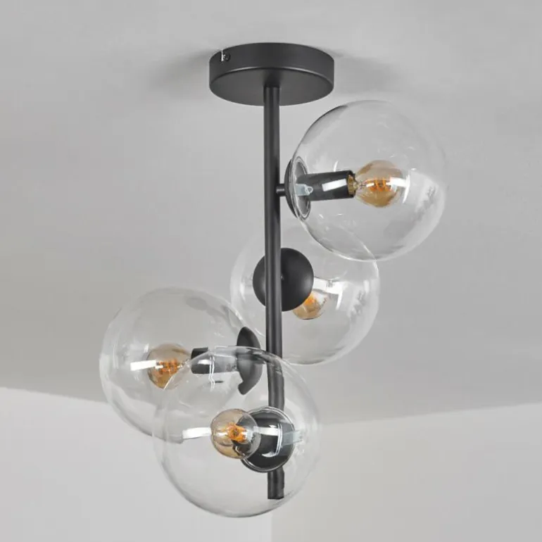 Plafonnier - Verre 15 cm Gastor Clair, 4 lumières