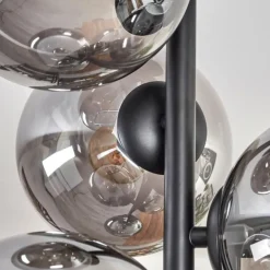 Plafonnier - Verre 15 cm Gastor Fumé, 6 lumières