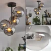 Plafonnier - Verre 15 cm Gastor Fumé, 4 lumières