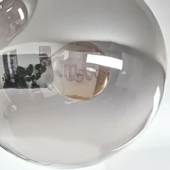 Plafonnier - Verre 15 cm Gastor Fumé, 4 lumières