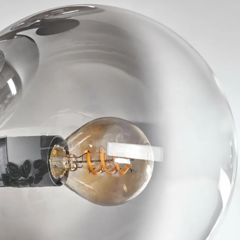 Plafonnier - Verre 15 cm Gastor Clair, Fumé, 4 lumières