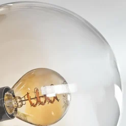 Plafonnier - Verre 15 cm Gastor Ambre, Clair, 4 lumières