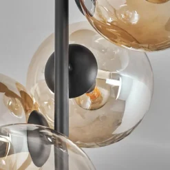 Plafonnier - Verre 15 cm Gastor Ambre, Clair, 4 lumières