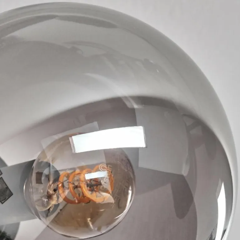 Plafonnier - Verre 15 cm Gastor Fumé, 6 lumières