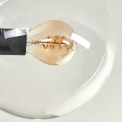 Plafonnier - Verre 15 cm Koyoto Clair, 6 lumières