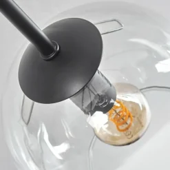 Plafonnier - Verre 15 cm Koyoto Clair, 6 lumières