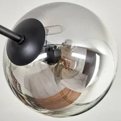 Plafonnier - Verre 15 cm Koyoto Clair, Fumé, 6 lumières