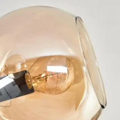 Plafonnier - Verre 15 cm Koyoto Ambre, 6 lumières