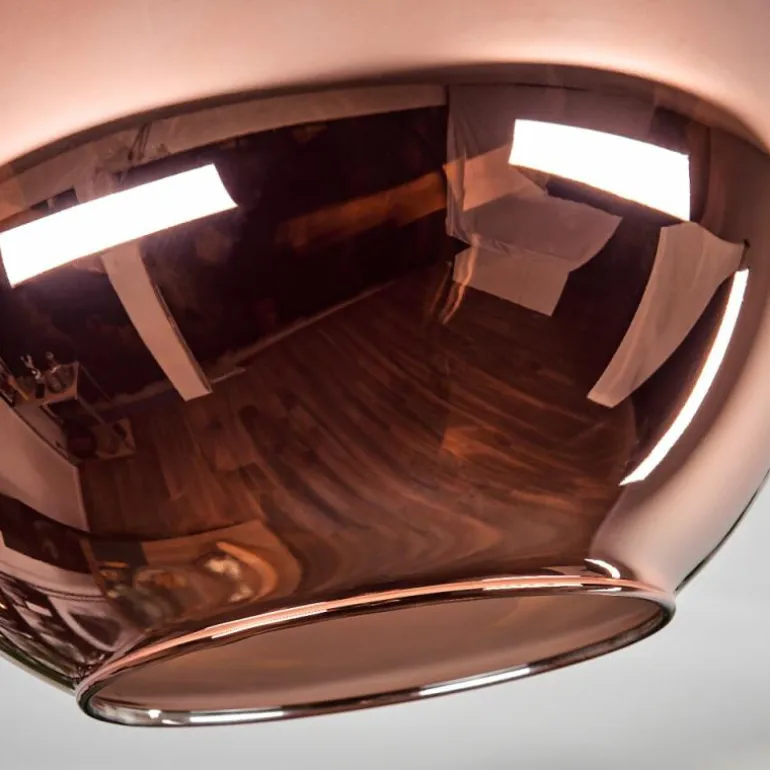Plafonnier - Verre 20 cm Koyoto Cuivré, 1 lumière