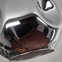 Plafonnier - Verre 25 cm Ripoll Chrome, 1 lumière