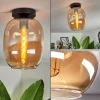 Plafonnier - Verre Apedo Ambre, 1 lumière