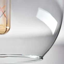 Plafonnier - Verre Apedo Clair, 1 lumière