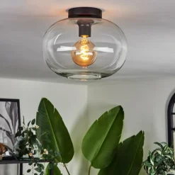 Plafonnier - Verre Apedo Clair, 1 lumière
