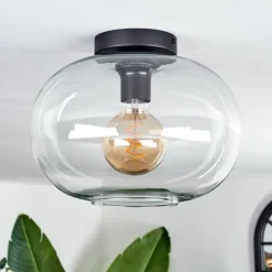 Plafonnier - Verre Apedo Clair, 1 lumière