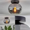 Plafonnier - Verre Apedo Fumé, 1 lumière
