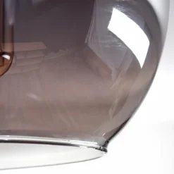 Plafonnier - Verre Apedo Fumé, 1 lumière