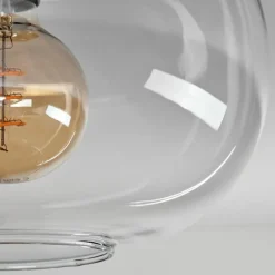 Plafonnier - Verre Apedo Laiton, 1 lumière