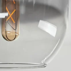 Plafonnier - Verre Apedo Laiton, 1 lumière