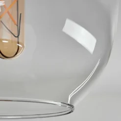 Plafonnier - Verre Apedo Laiton, 1 lumière