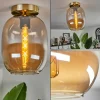 Plafonnier - Verre Apedo Laiton, 1 lumière