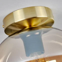 Plafonnier - Verre Apedo Laiton, 1 lumière