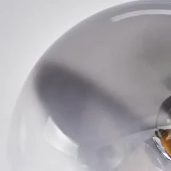 Plafonnier - Verre Chehalis Clair, Fumé, 4 lumières