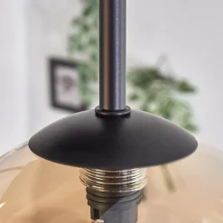 Plafonnier - Verre Chehalis Ambre, 5 lumières