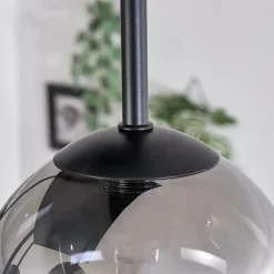 Plafonnier - Verre Chehalis Clair, Fumé, 5 lumières