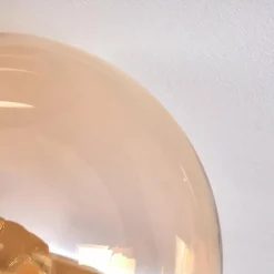 Plafonnier - Verre Chehalis Ambre, 4 lumières