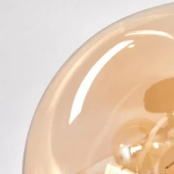 Plafonnier - Verre Chehalis Ambre, 4 lumières
