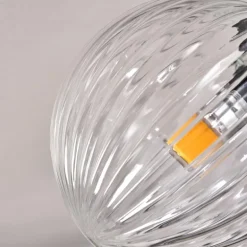 Plafonnier - Verre Chehalis Clair, 4 lumières
