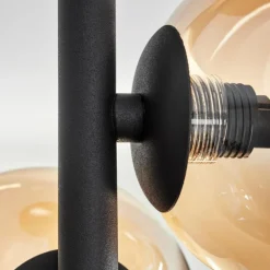 Plafonnier - Verre Chehalis Fumé, 4 lumières
