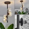 Plafonnier - Verre Chehalis Clair, 4 lumières