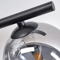 Plafonnier - Verre Chehalis Clair, Fumé, 4 lumières
