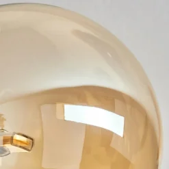 Plafonnier - Verre Chehalis Ambre, Fumé, 6 lumières