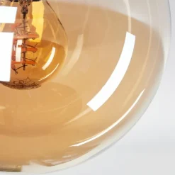 Plafonnier - Verre Gastor Ambre, 1 lumière