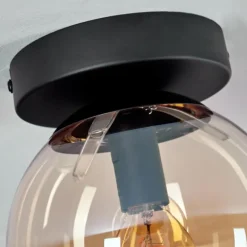 Plafonnier - Verre Gastor Ambre, 1 lumière