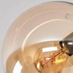 Plafonnier - Verre Gastor Ambre, 5 lumières