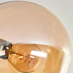 Plafonnier - Verre Gastor Ambre, 7 lumières