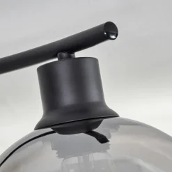 Plafonnier - Verre Koyoto Clair, Fumé, 4 lumières