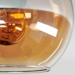 Plafonnier - Verre Koyoto Laiton, 1 lumière