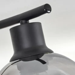 Plafonnier - Verre Koyoto Clair, Fumé, 4 lumières