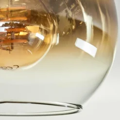 Plafonnier - Verre Koyoto Or, Clair, 4 lumières