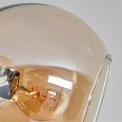 Plafonnier - Verre Koyoto Ambre, 7 lumières