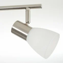Plafonnier Villaseca LED Nickel mat, 6 lumières