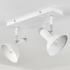 Plafonnier Vouzy Blanc, 2 lumières