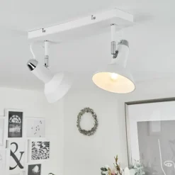 Plafonnier Vouzy Blanc, 2 lumières
