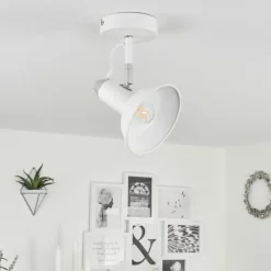 Plafonnier Vouzy Blanc, 1 lumière