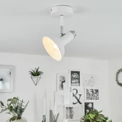 Plafonnier Vouzy Blanc, 1 lumière