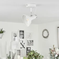 Plafonnier Vouzy Blanc, 1 lumière